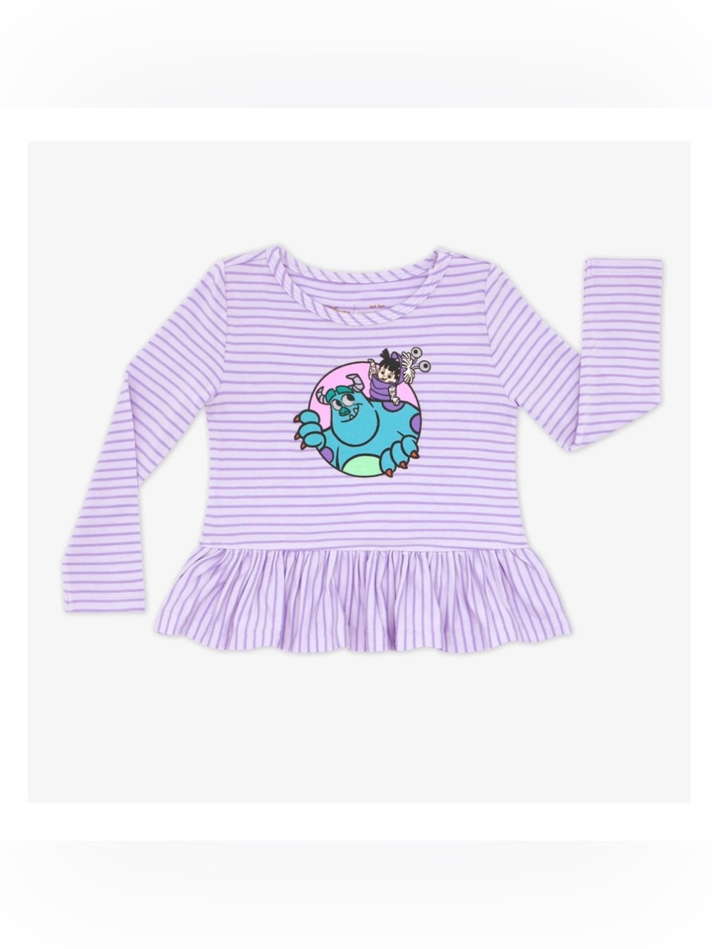 Little Sleepies Disney Monsters, Inc. Peplum Tee 18-24 months